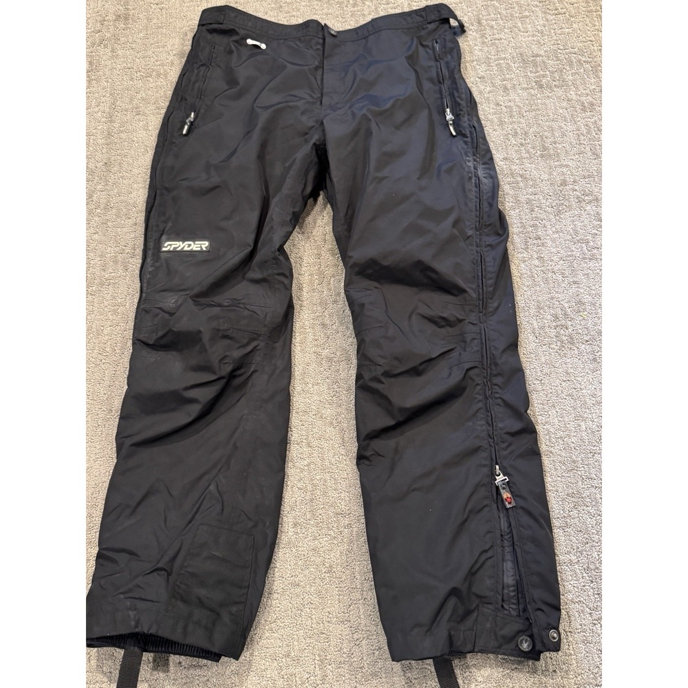 SPYDER ~ MENS BLACK CARGO SKI SNOWBOARD PANTS ~ XXL
